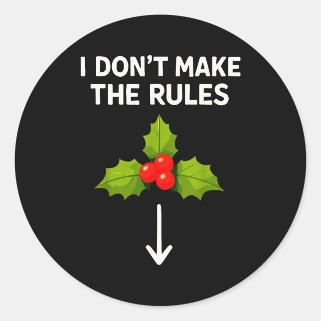 Adesivo Redondo Inappropriate Christmas Shirts Men, Funny Adult Mi (Frente)