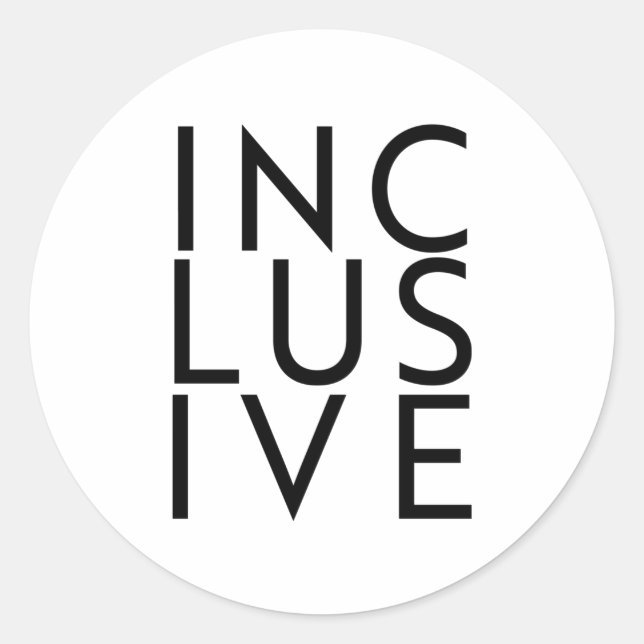 Adesivo Redondo Inclusivo Trans (Frente)