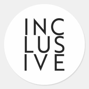 Adesivo Redondo Inclusivo Trans