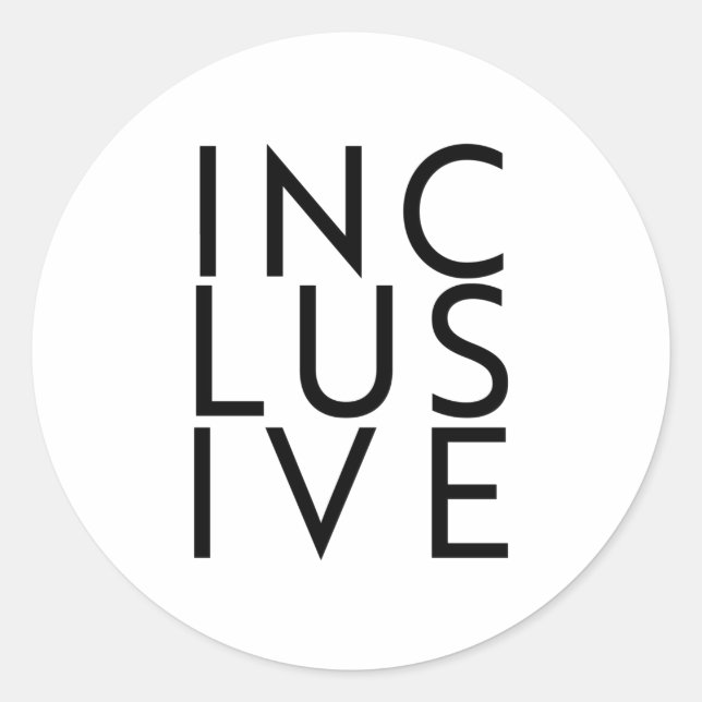 Adesivo Redondo Inclusivo Trans (Frente)