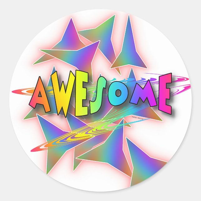 ADESIVO REDONDO INCRÍVEL! (Frente)