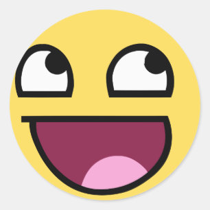 Adesivo Redondo : incrível:Adesivos