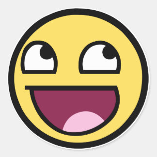 Adesivo Redondo Incrível Autocolante