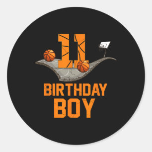 Adesivo Redondo Incrível Desde 2012 Birthday Bysketbyll Jersey 11