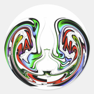 Adesivo Redondo Incrível Impressão de Arte do Corredor de Hakuna M