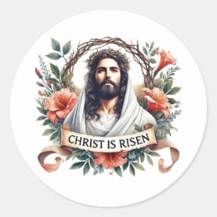 Adesivo Redondo Incrível Jesus Páscoa religioso