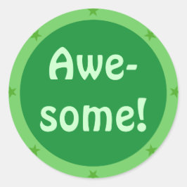 Adesivo Redondo Incrível - Série Teacher Sticker