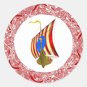 Adesivo Redondo Incursores de Viking