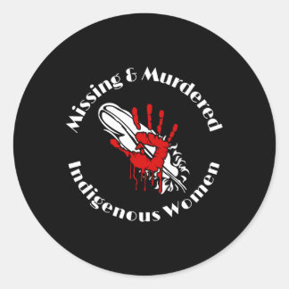 Adesivo Redondo Indígenas Ed Ausente Mmiw