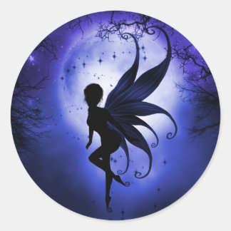 Adesivo Redondo Indigo Fairy Sticker
