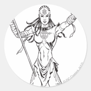 Adesivo Redondo Indigo Tribe 6