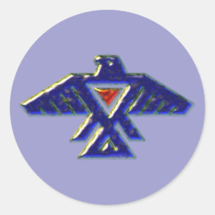 Adesivo Redondo Índio native anishinabe ojibwe american ojibwa