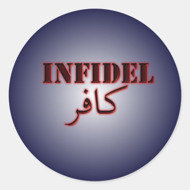 Adesivo Redondo Infidel (Frente)