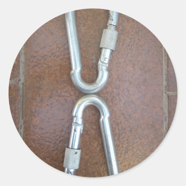 Adesivo Redondo Infinidade de prata (Frente)