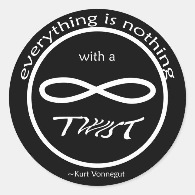 Adesivo Redondo Infinity All Not Sticker (Frente)