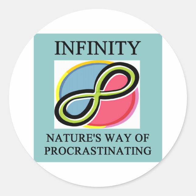 Adesivo Redondo INFINITY Matth piada (Frente)