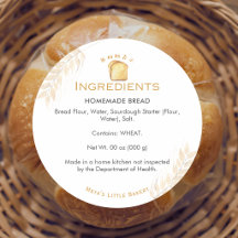 Ingrediente de Produto de Padaria de Trigo de Pão 