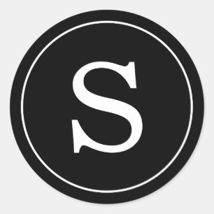 Adesivo Redondo Inicial personalizada