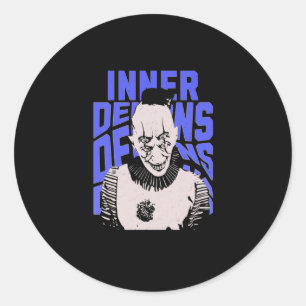 Adesivo Redondo Inner Demons Sticker