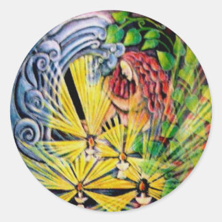 Adesivo Redondo Inner Journey Mandala Sticker
