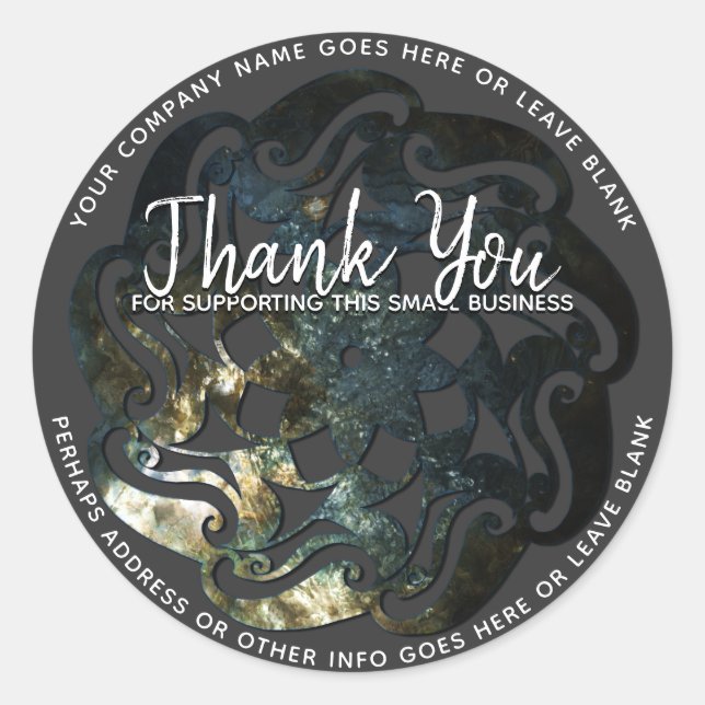 Adesivo Redondo Inner Temple Mandala (Frente)