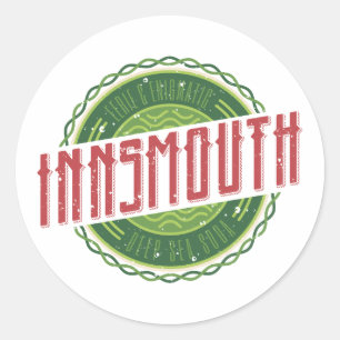 Adesivo Redondo Innsmouth Lovecraft Soda Soft Drink