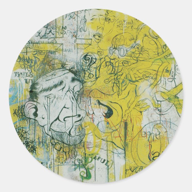 Adesivo Redondo Inseto (Frente)