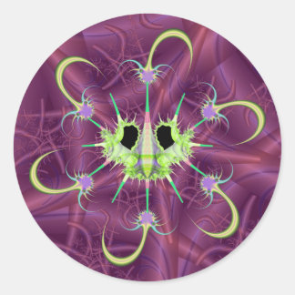 Adesivo Redondo Inseto Orungo e Anti-Virus Sticker