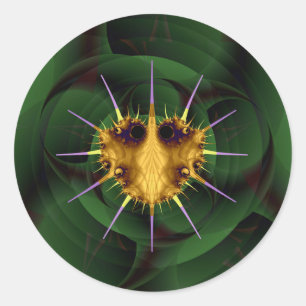 Adesivo Redondo Inseto Soymo