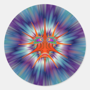 Adesivo Redondo Inseto Tembusu