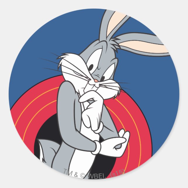 Adesivo Redondo INSETOS BUNNY™ através de Rings LOONEY TUNES™ (Frente)