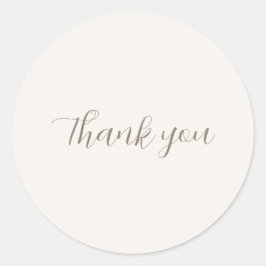 Adesivo Redondo Insetos Florais Modernos Woodland Obrigado