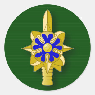 Adesivo Redondo Insígnia do Serviço de Inteligência do Exército