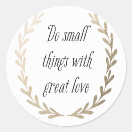 Adesivo Redondo Inspiração