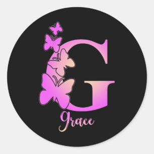 Adesivo Redondo Inspiração da escola Grace