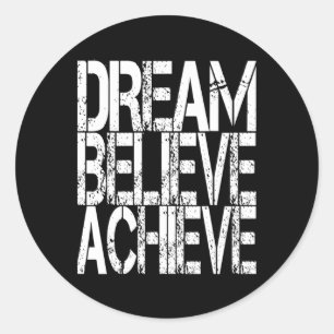 Adesivo Redondo Inspiração Motivação Camisa Mulheres Homens B