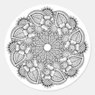 Adesivo Redondo Inspirado em volta do design