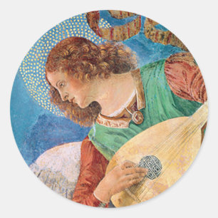 Adesivo Redondo Inspiration Angel Sticker