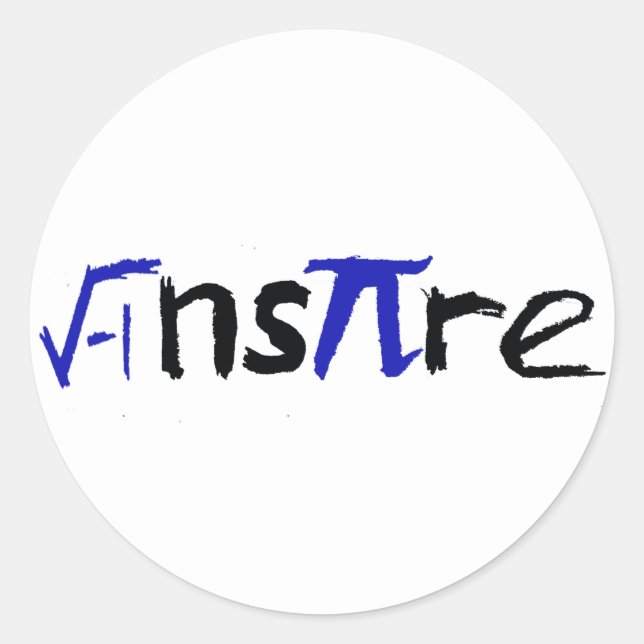 Adesivo Redondo Inspire Math (Frente)