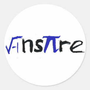 Adesivo Redondo Inspire Math