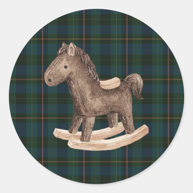 Adesivo Redondo Inspired Baby Shower (Frente)