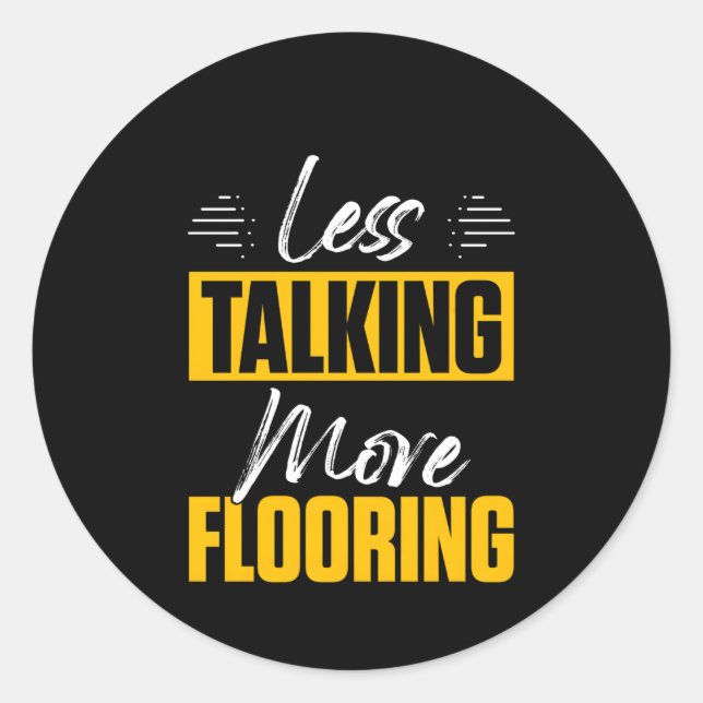 Adesivo Redondo Instalação no chão Instalador de chão Contratante (Frente)