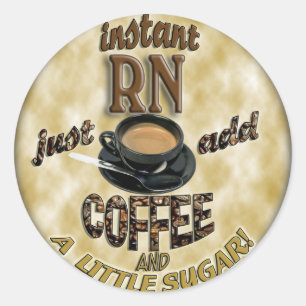 ADESIVO REDONDO INSTANT RN - APENAS ADICIONE CAFÉ