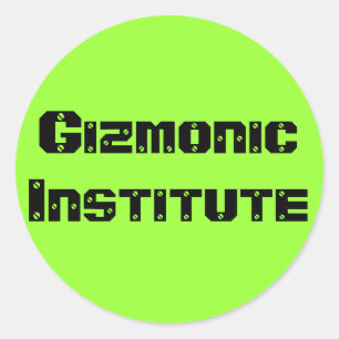 Adesivo Redondo Instituto Gizmonic