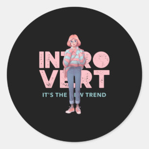 ADESIVO REDONDO INTROVERTER ANIME