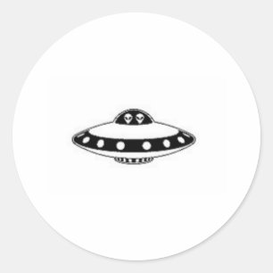 ADESIVO REDONDO INVASÃO DO UFO!