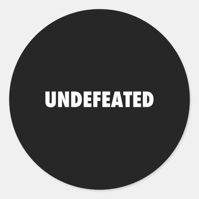 Adesivo Redondo Invencível Os Campeões O Melhor Número Um 1 (Frente)