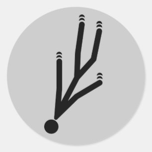 Adesivo Redondo Investigador da emoção