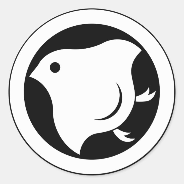 Adesivo Redondo Invólucro em círculo (Frente)