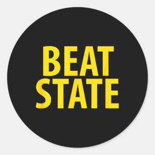 Adesivo Redondo Iowa Beat State House Divided State Ia